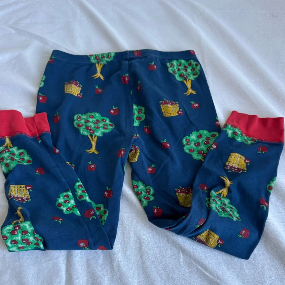 THE BEAUFORT BONNET‎ COMPANY Johnny Appleseed Apple Tree Sleep pajama pants 10